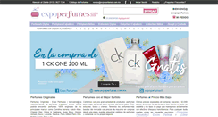 Desktop Screenshot of expoperfumes.com.mx