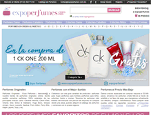 Tablet Screenshot of expoperfumes.com.mx